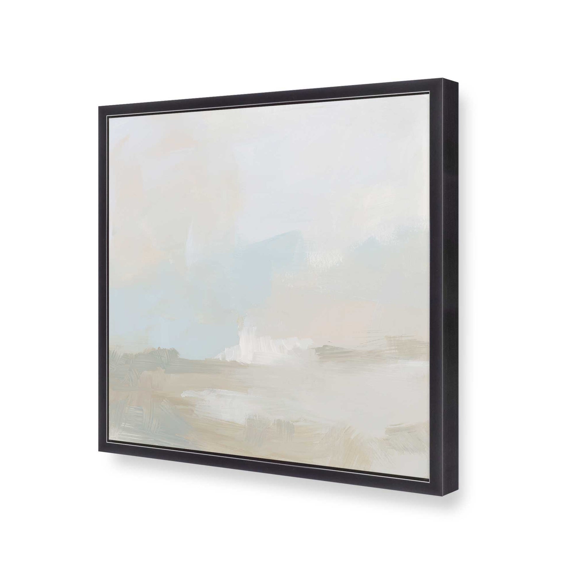 [Color:Weathered Zinc], Picture of art in a Weathered Zinc frame at an angle