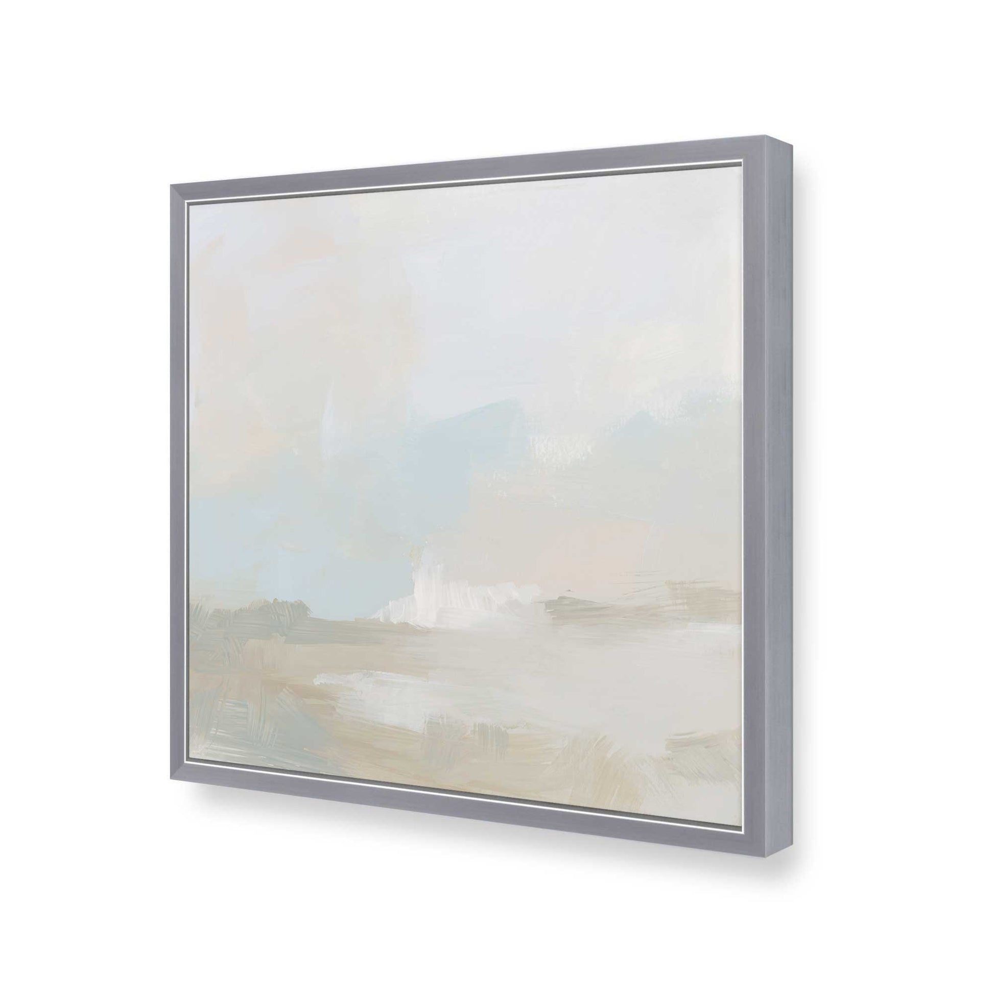 [Color:Polished Chrome], Picture of art in a Polished Chrome frame at an angle