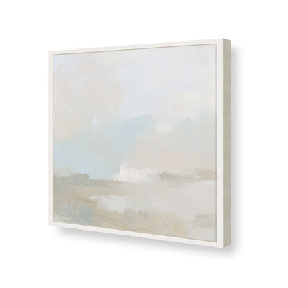 [Color:Opaque White], Picture of art in a Opaque White frame at an angle