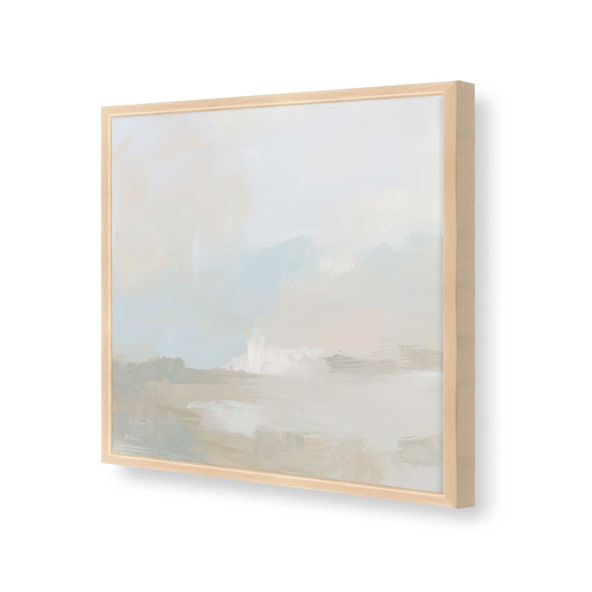 [Color:Raw Maple], Picture of art in a Raw Maple frame at an angle