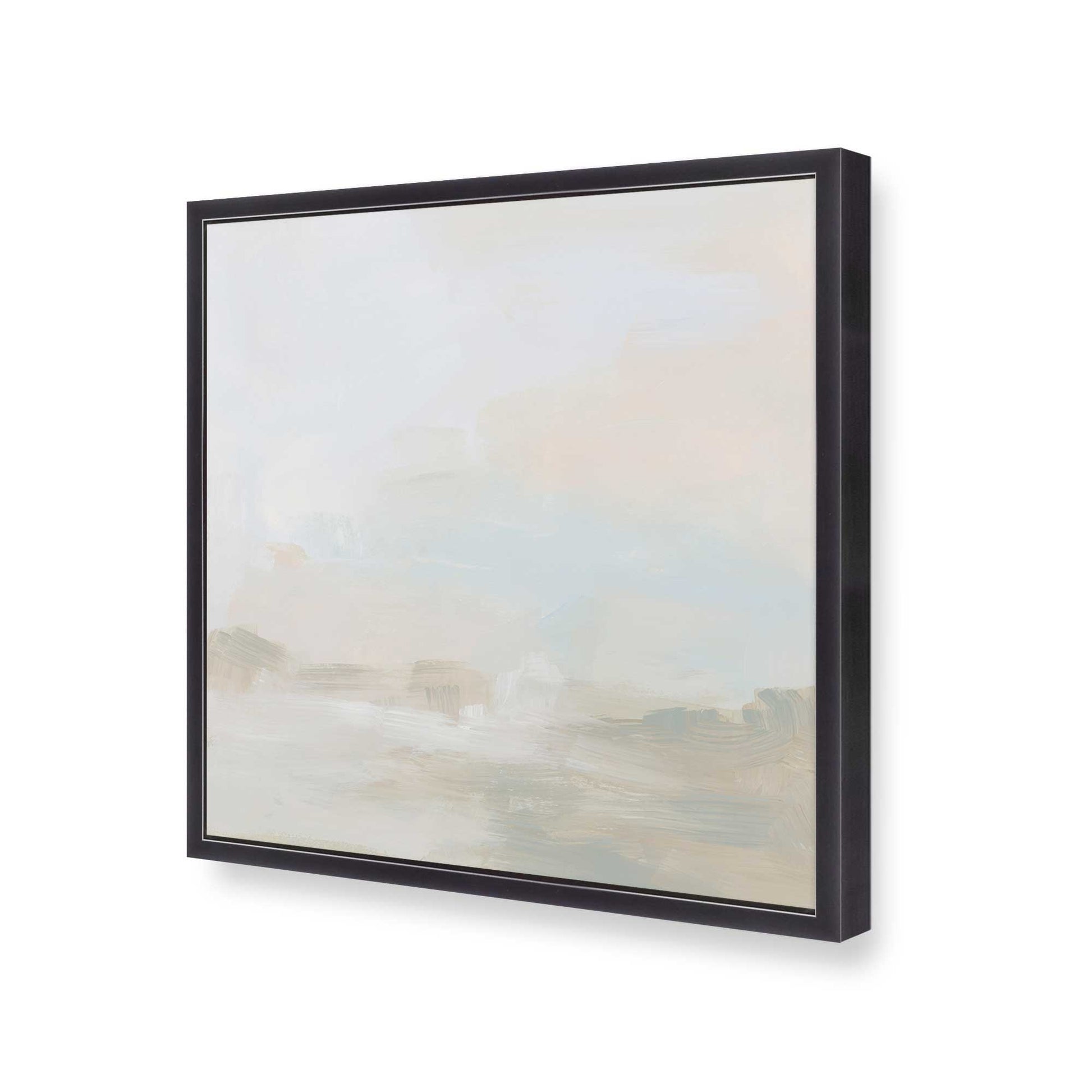 [Color:Weathered Zinc], Picture of art in a Weathered Zinc frame at an angle