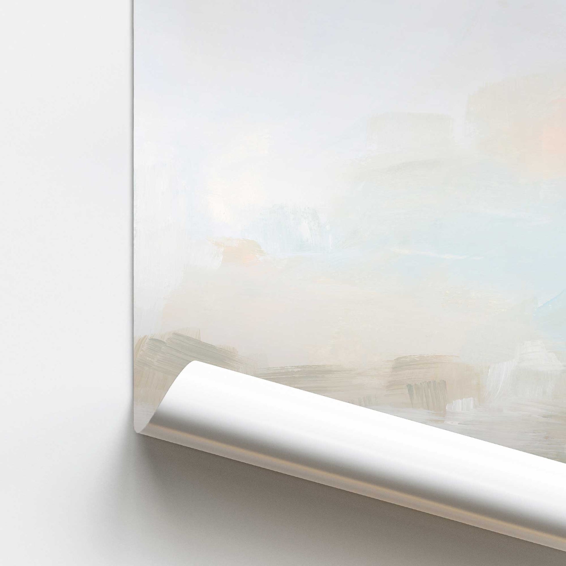 [color:Rolled Print], Picture of close up of art