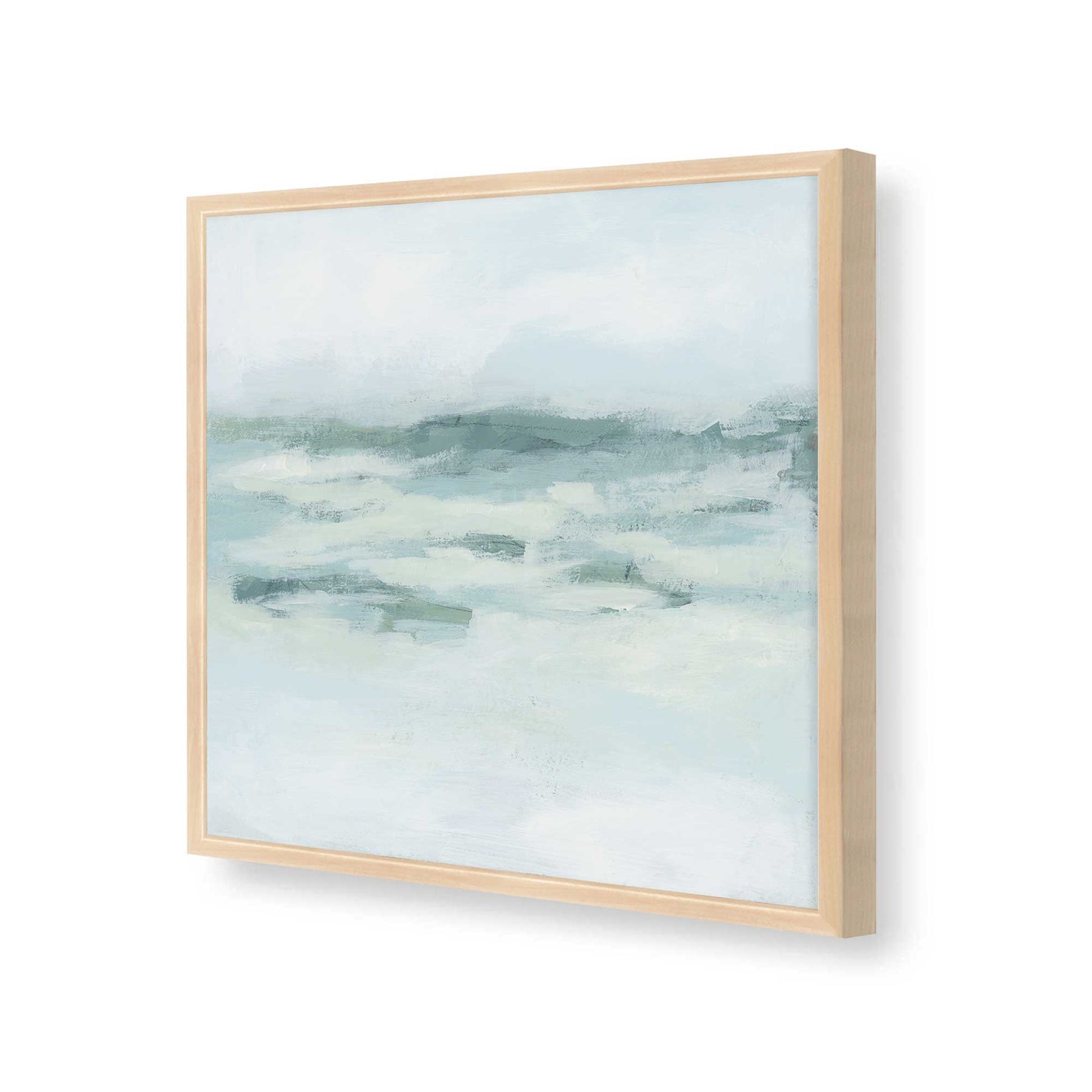 [Color:Raw Maple], Picture of art in a Raw Maple frame at an angle