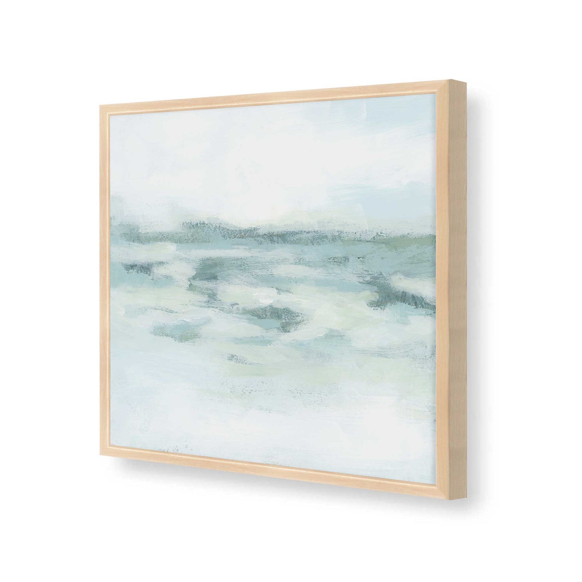 [Color:Raw Maple], Picture of art in a Raw Maple frame at an angle