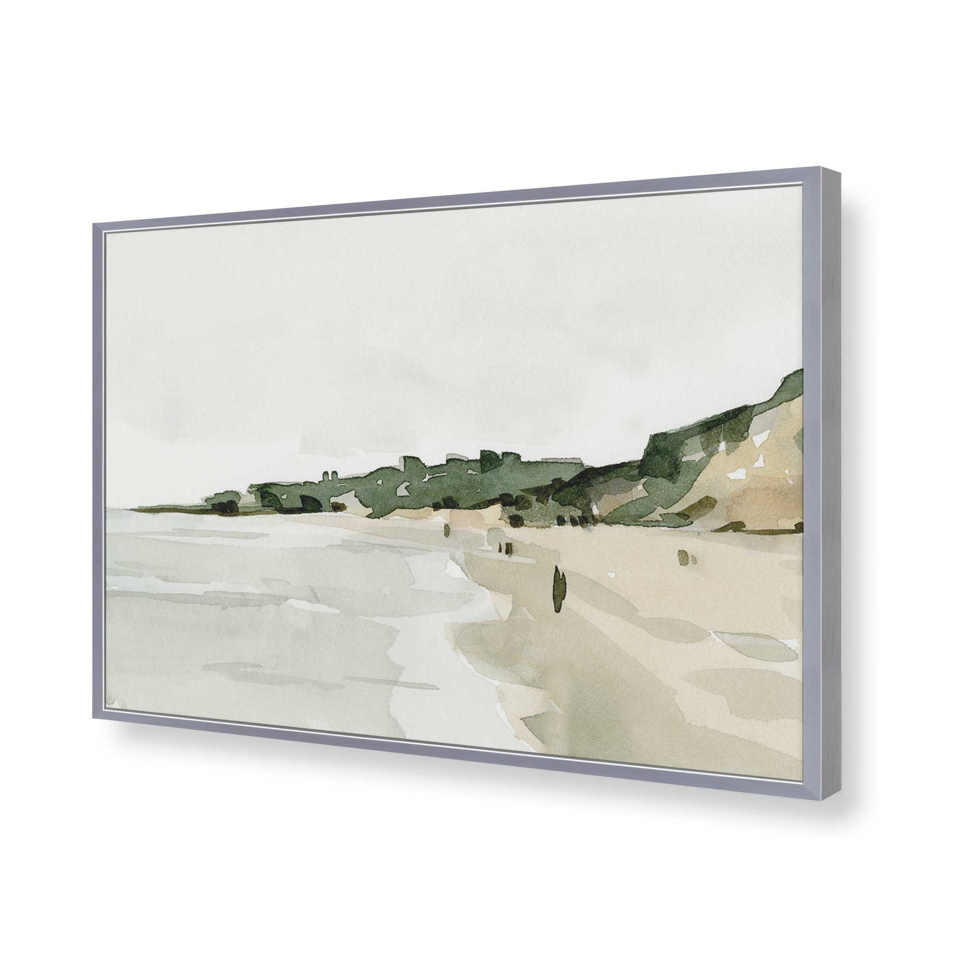 [Color:Polished Chrome], Picture of art in a Polished Chrome frame of the corner