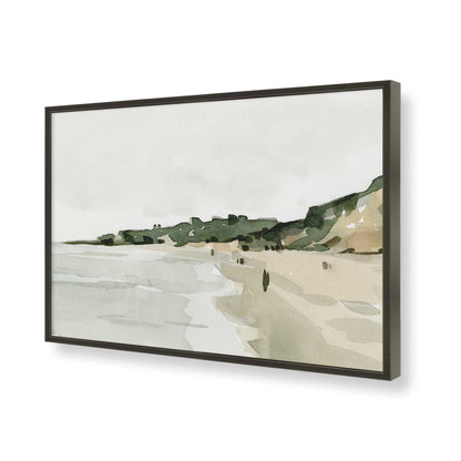 [Color:Satin Black], Picture of art in a Satin Black frame of the corner