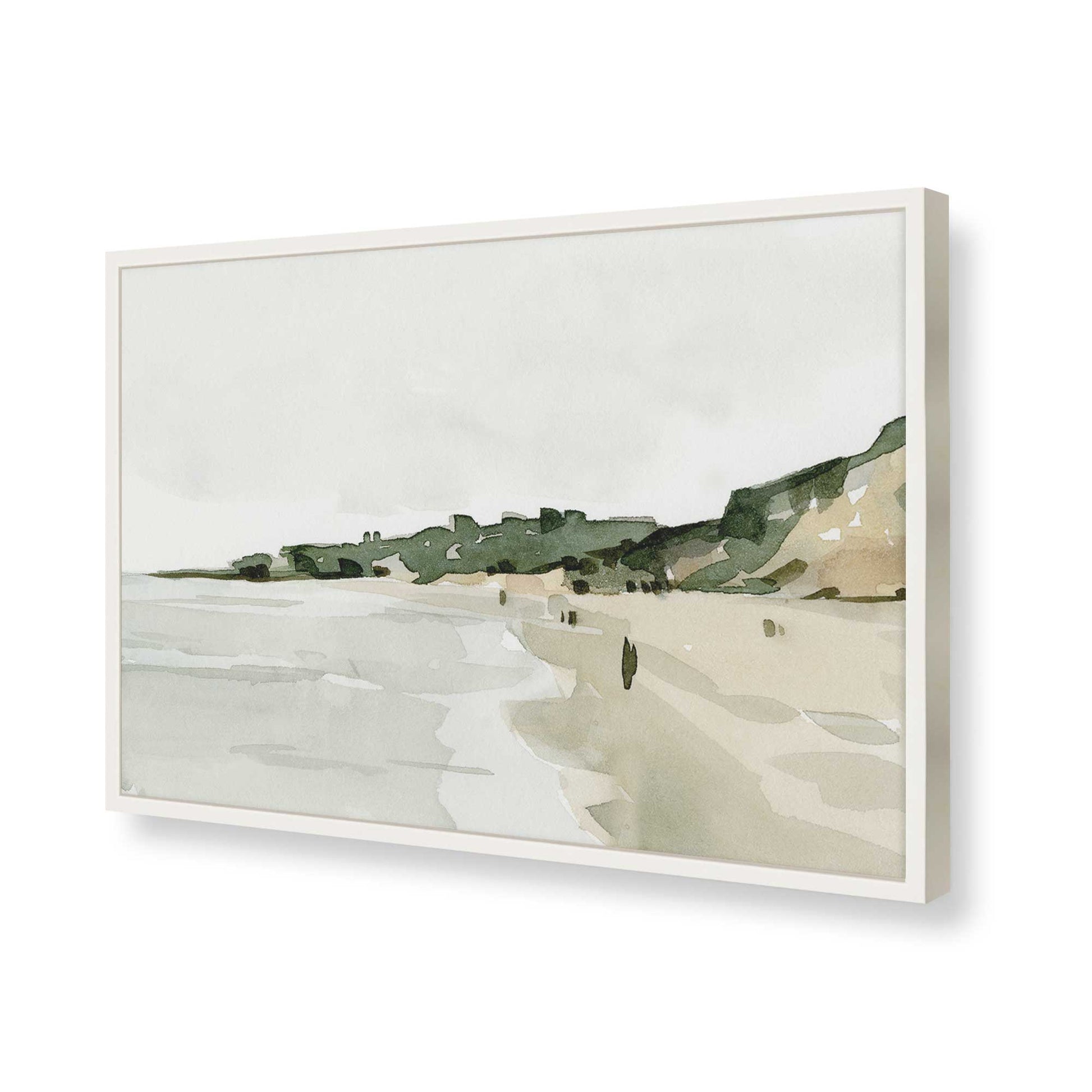 [Color:Opaque White], Picture of art in a Opaque White frame of the corner