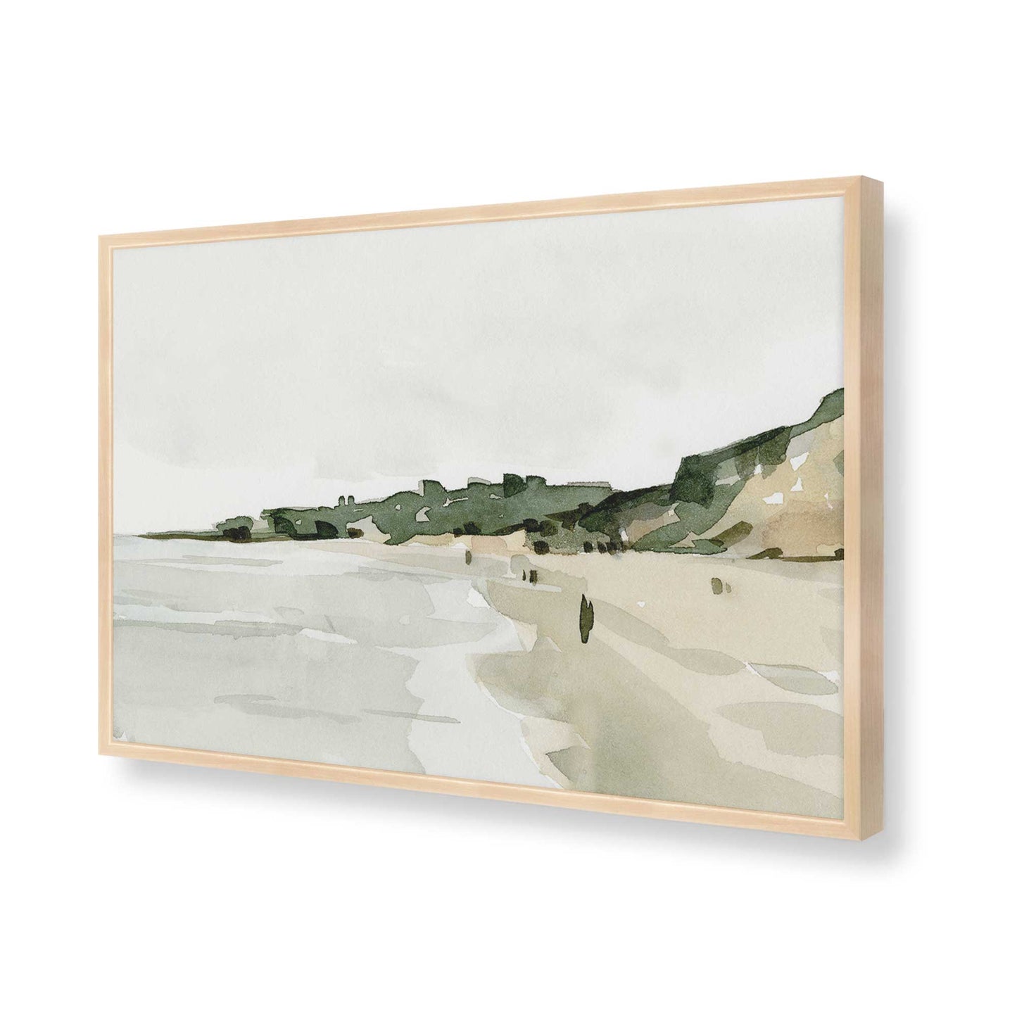 [Color:Raw Maple], Picture of art in a Raw Maple frame of the corner