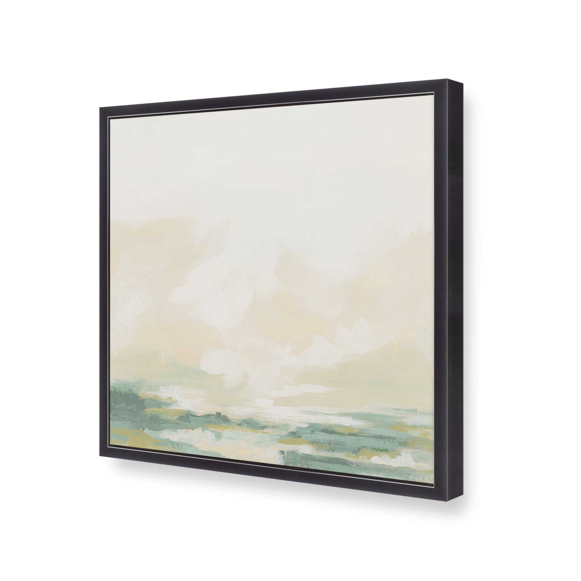 [Color:Weathered Zinc], Picture of art in a Weathered Zinc frame at an angle