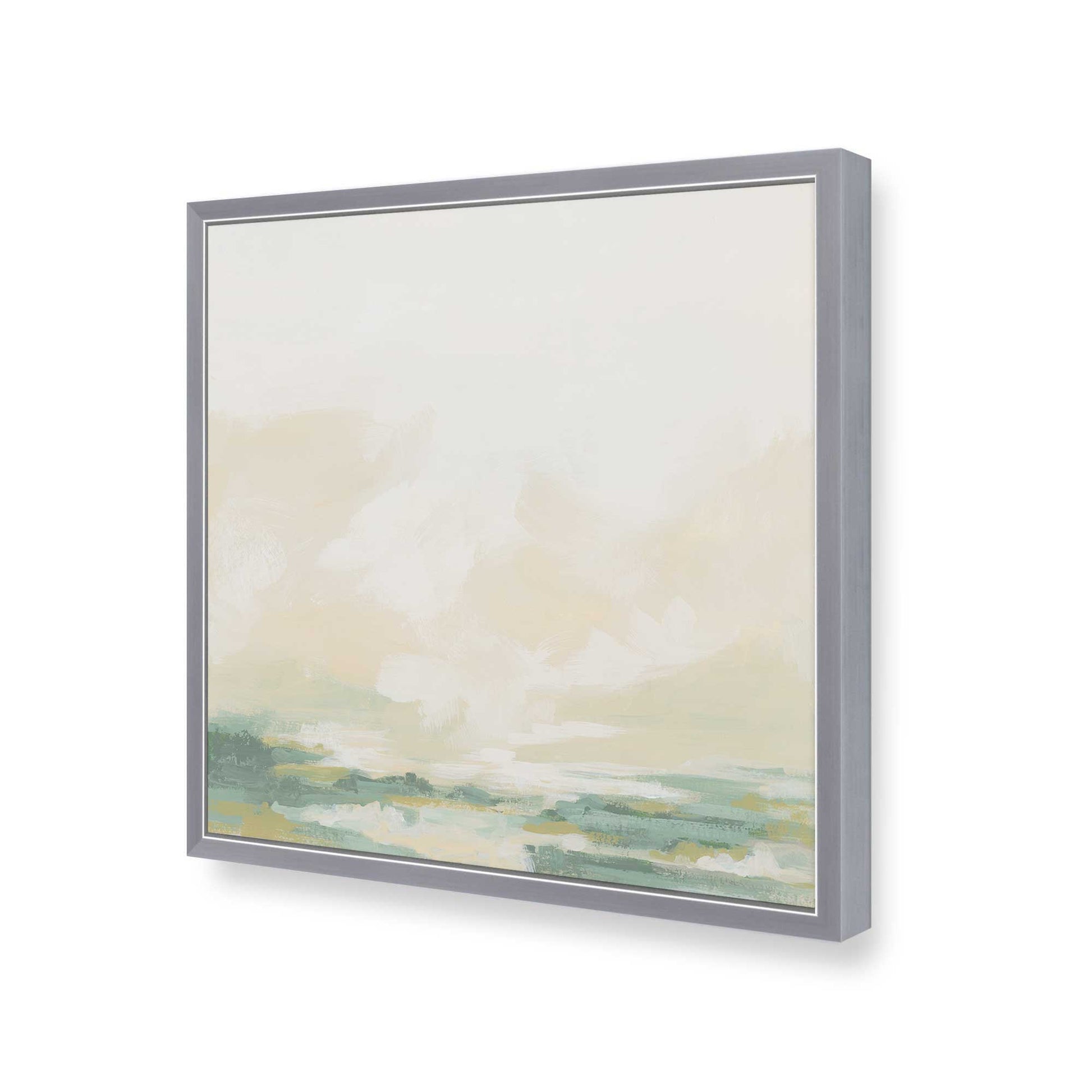 [Color:Polished Chrome], Picture of art in a Polished Chrome frame at an angle