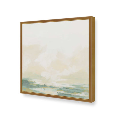 [Color:Polished Gold], Picture of art in a Polished Gold frame at an angle