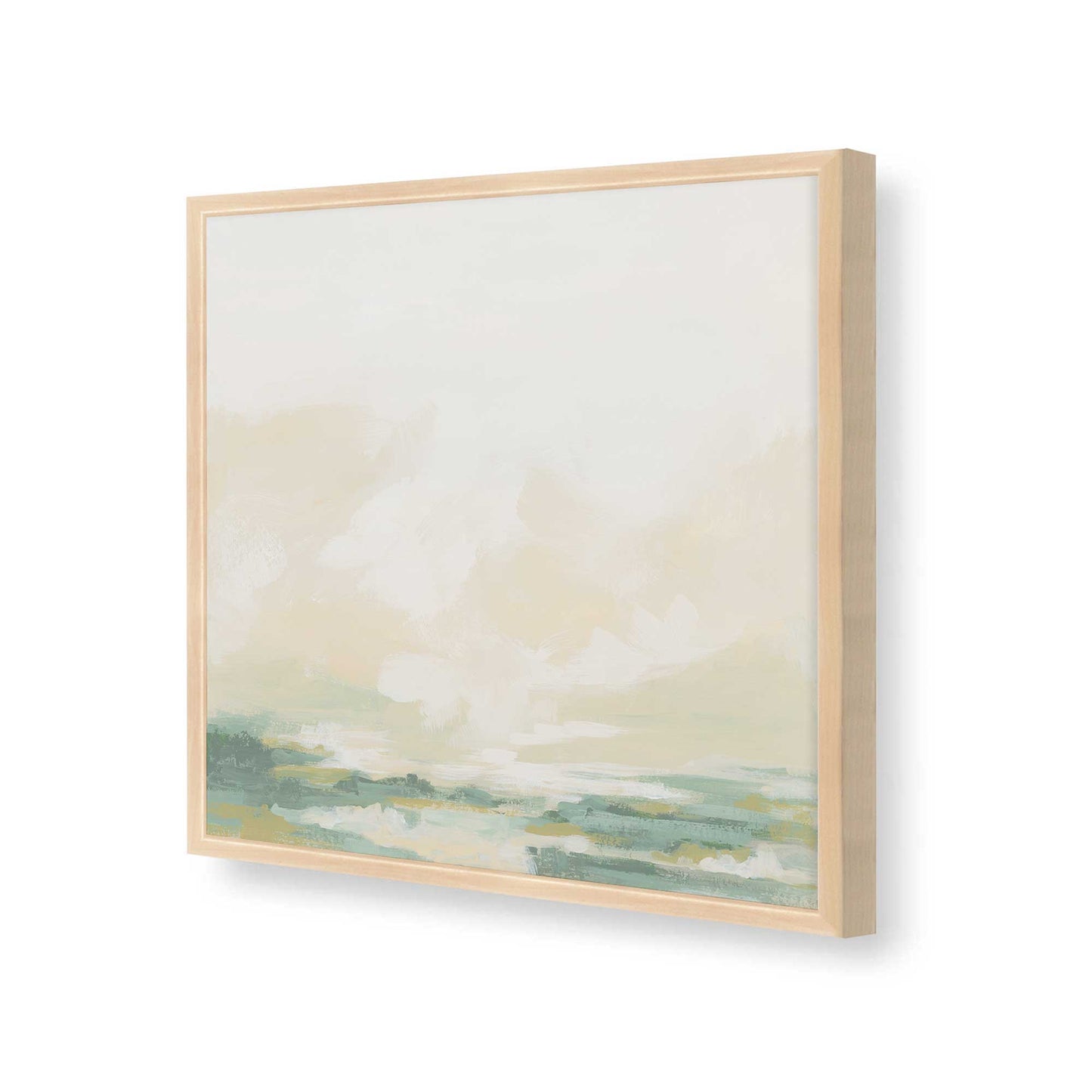 [Color:Raw Maple], Picture of art in a Raw Maple frame at an angle