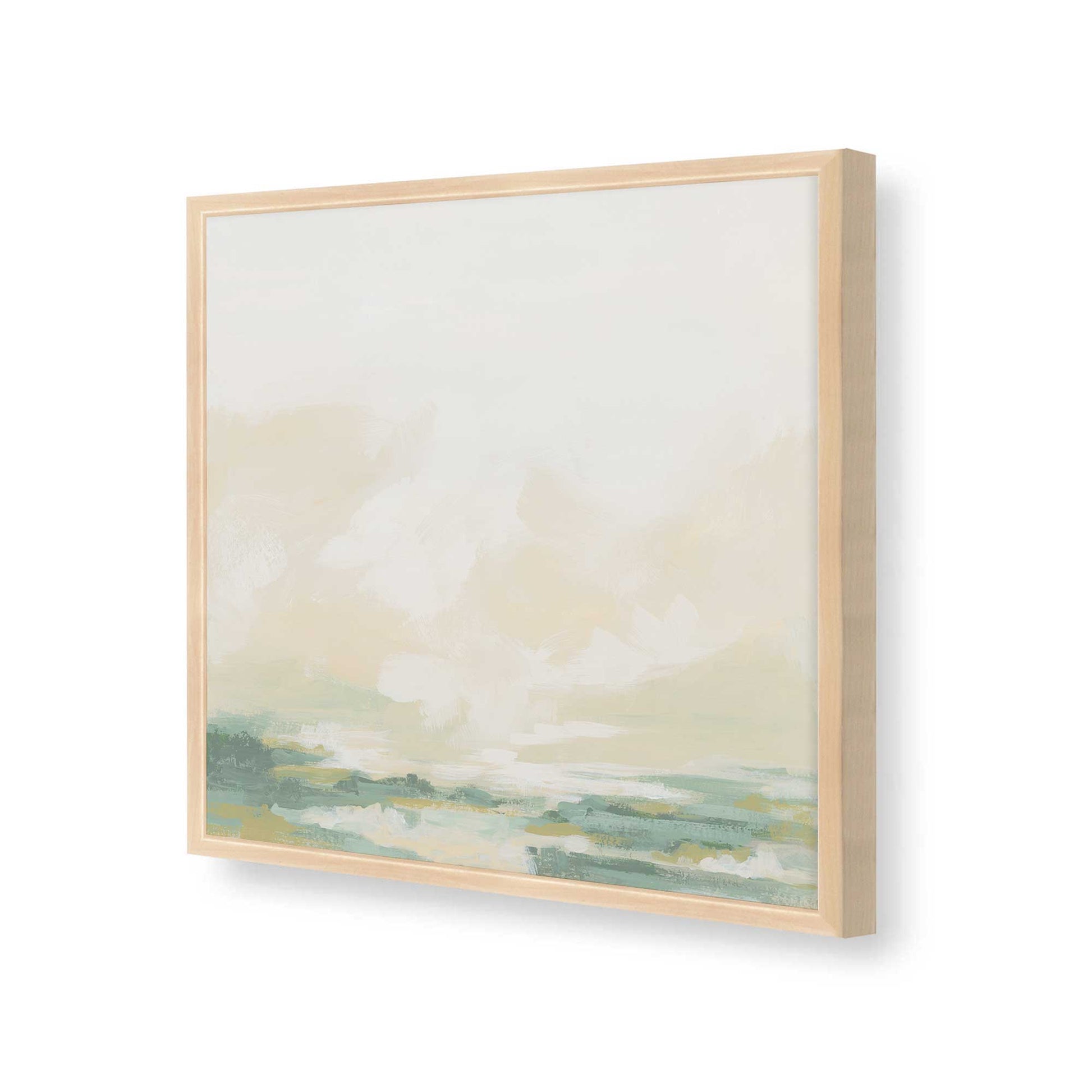 [Color:Raw Maple], Picture of art in a Raw Maple frame at an angle