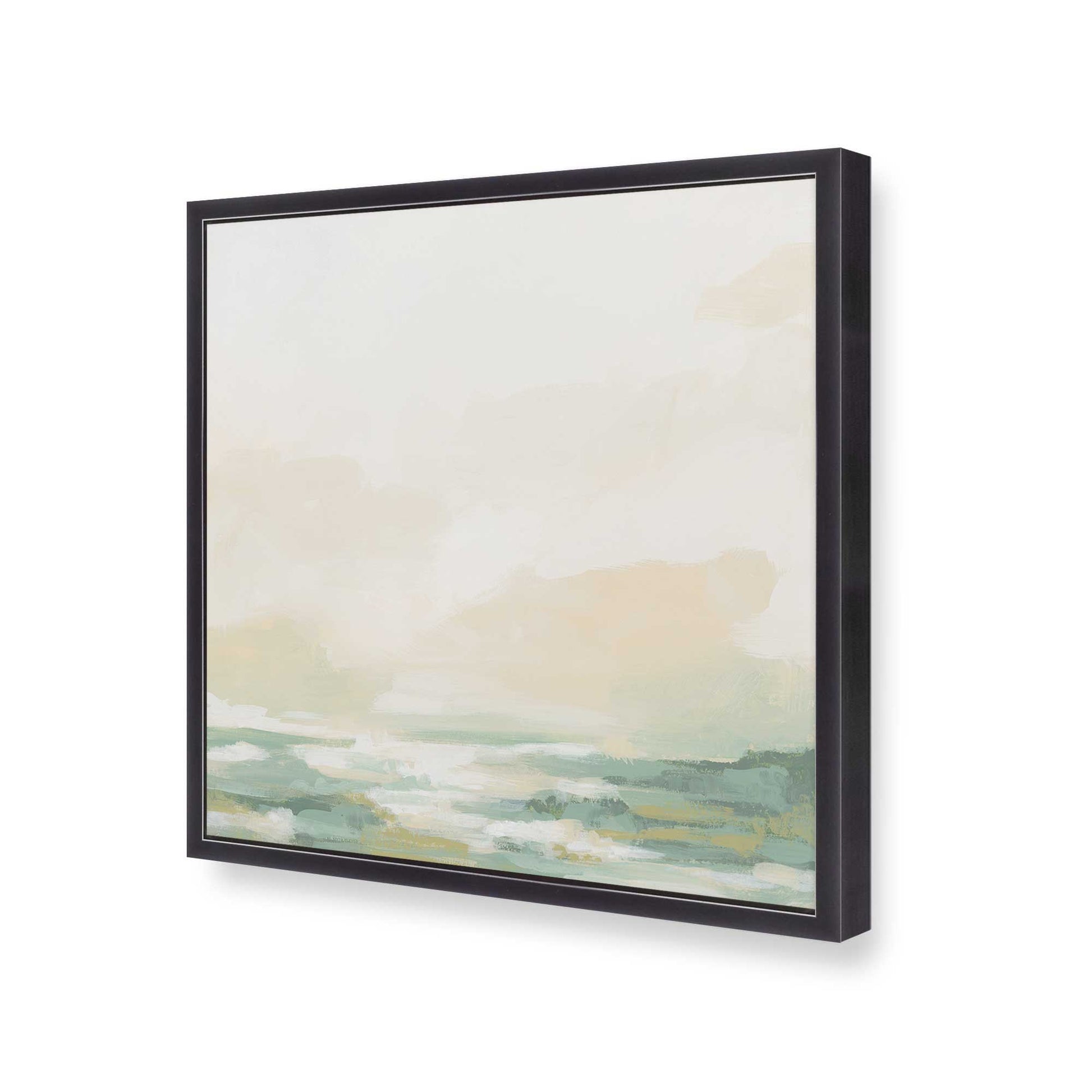 [Color:Weathered Zinc], Picture of art in a Weathered Zinc frame at an angle