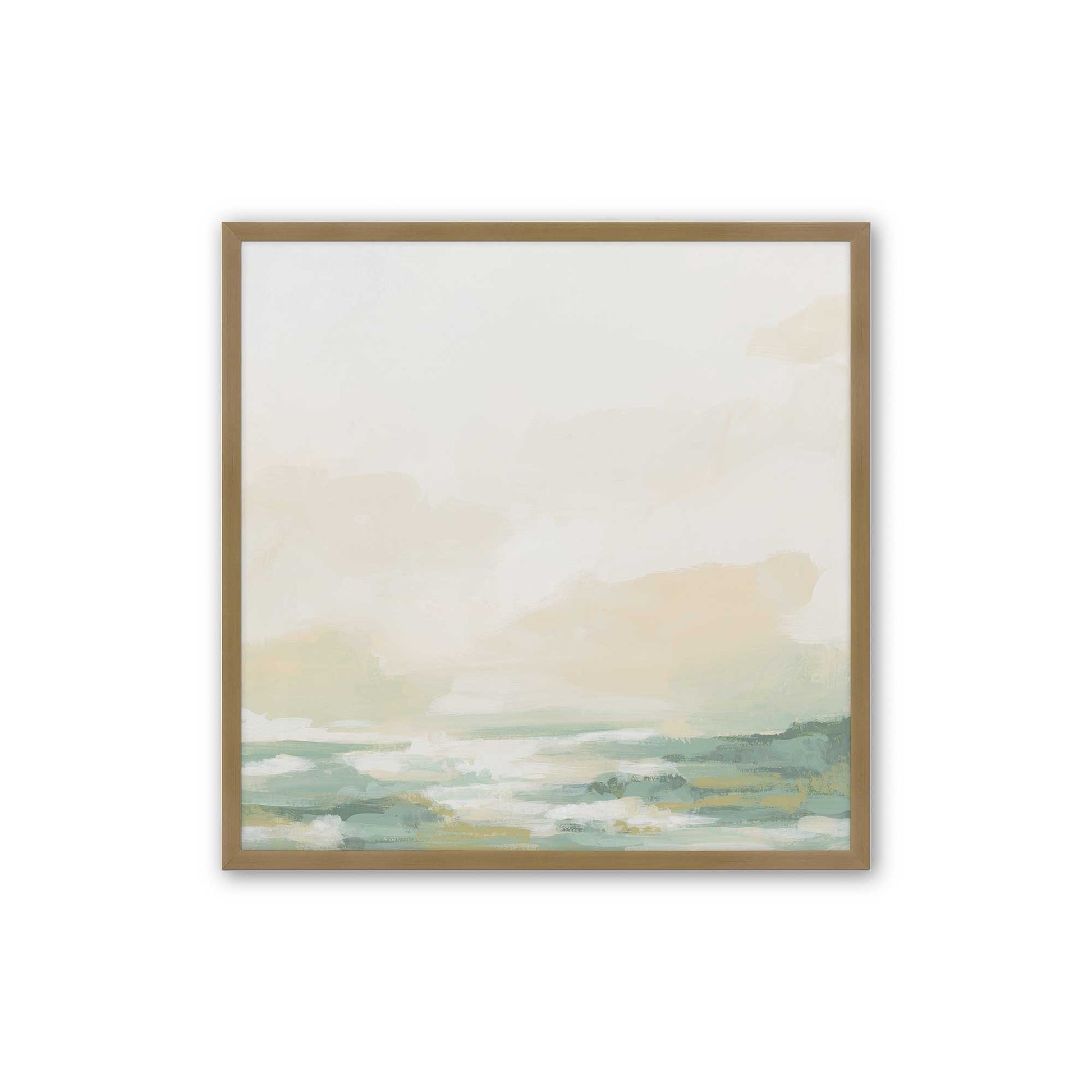[Color:Brushed Gold], Picture of art in a Brushed Gold frame