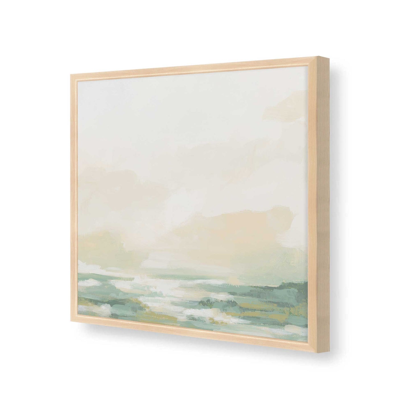 [Color:Raw Maple], Picture of art in a Raw Maple frame at an angle