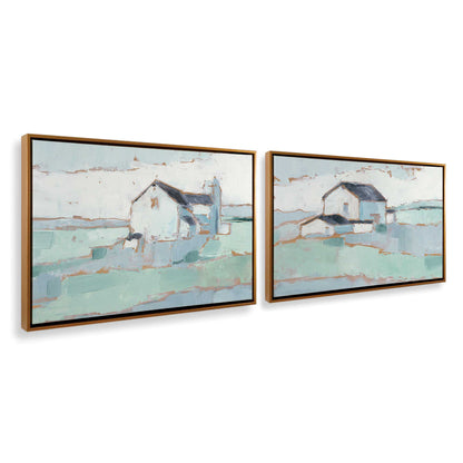[Color:Polished Gold], Picture of art in a Polished Gold frame at an angle