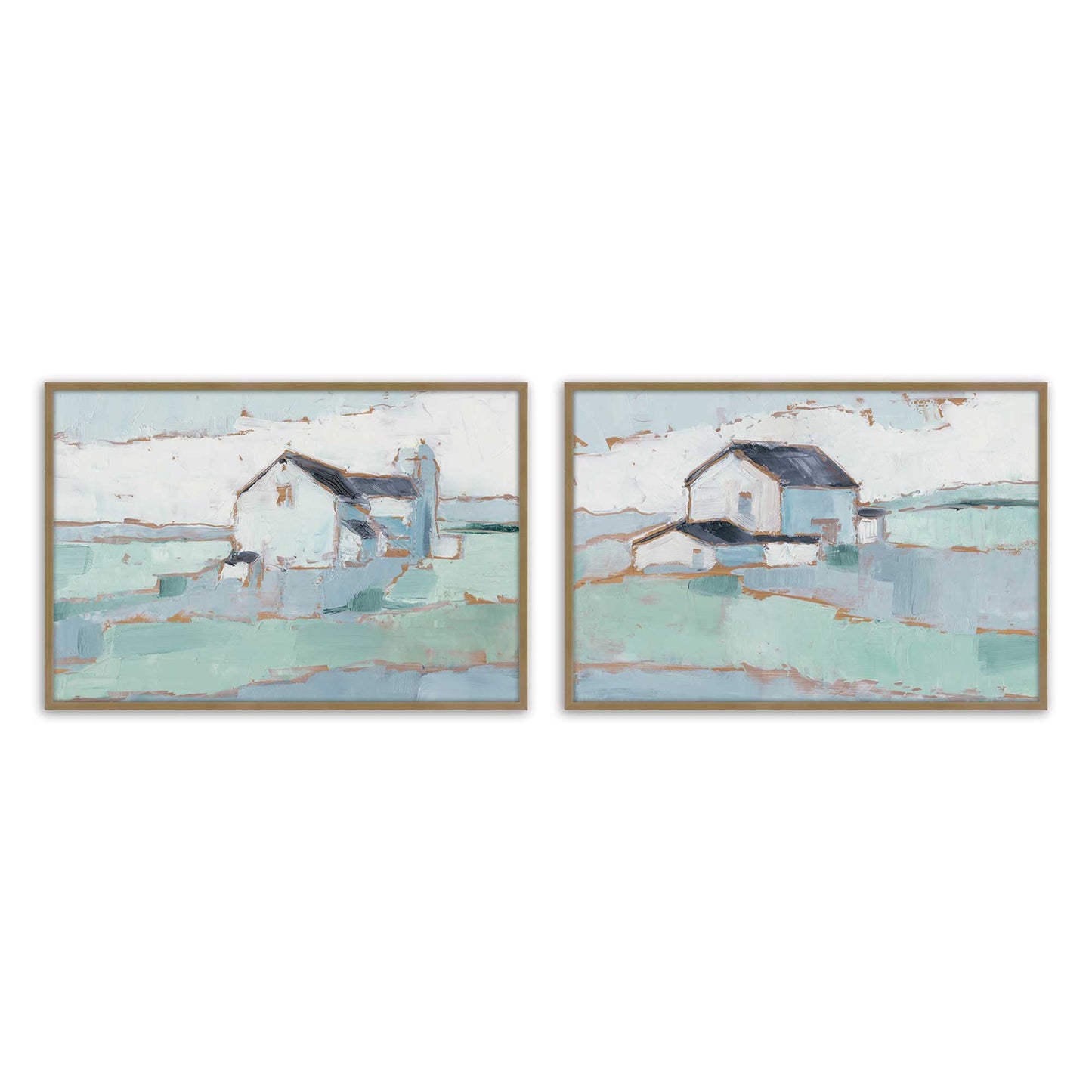 [Color:Brushed Gold], Picture of art in a Brushed Gold frame