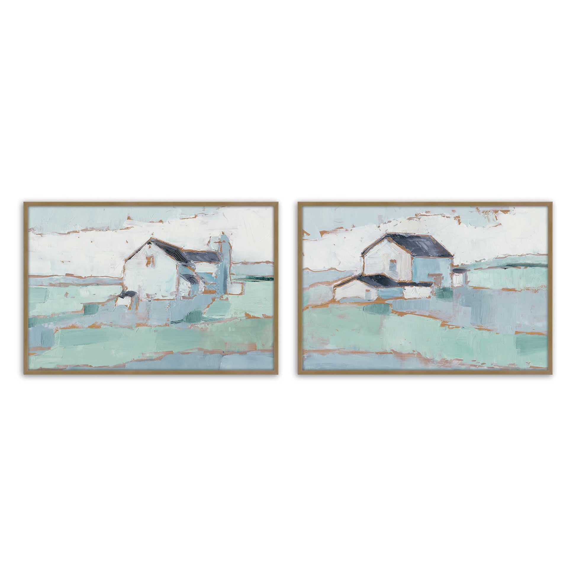 [Color:Brushed Gold], Picture of art in a Brushed Gold frame