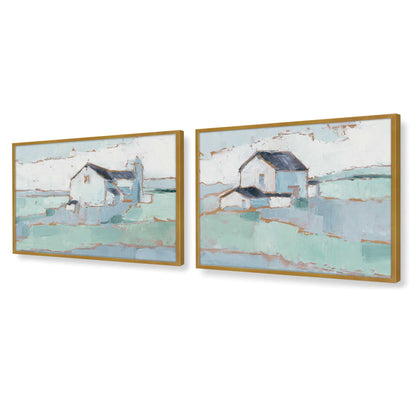 [Color:Polished Gold], Picture of art in a Polished Gold frame at an angle