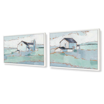 [Color:Opaque White], Picture of art in a Opaque White frame at an angle