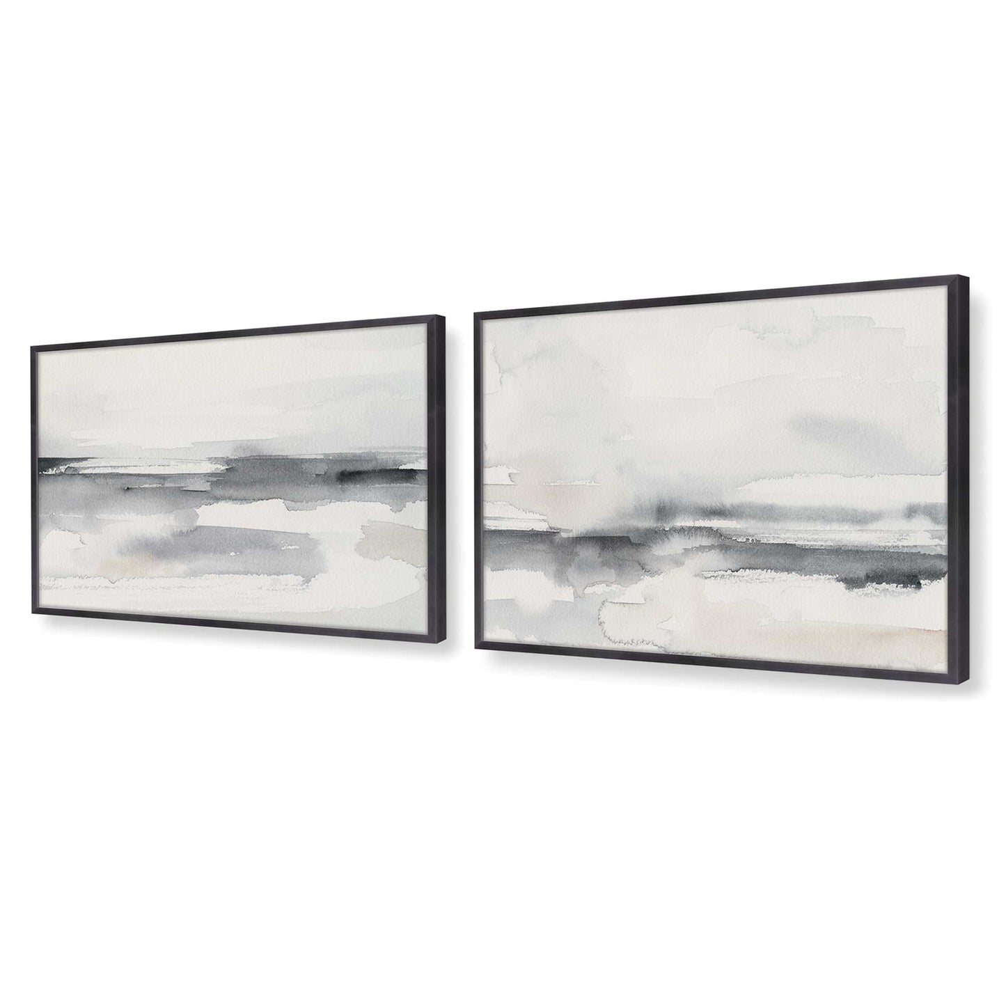 [Color:Weathered Zinc], Picture of art in a Weathered Zinc frame at an angle