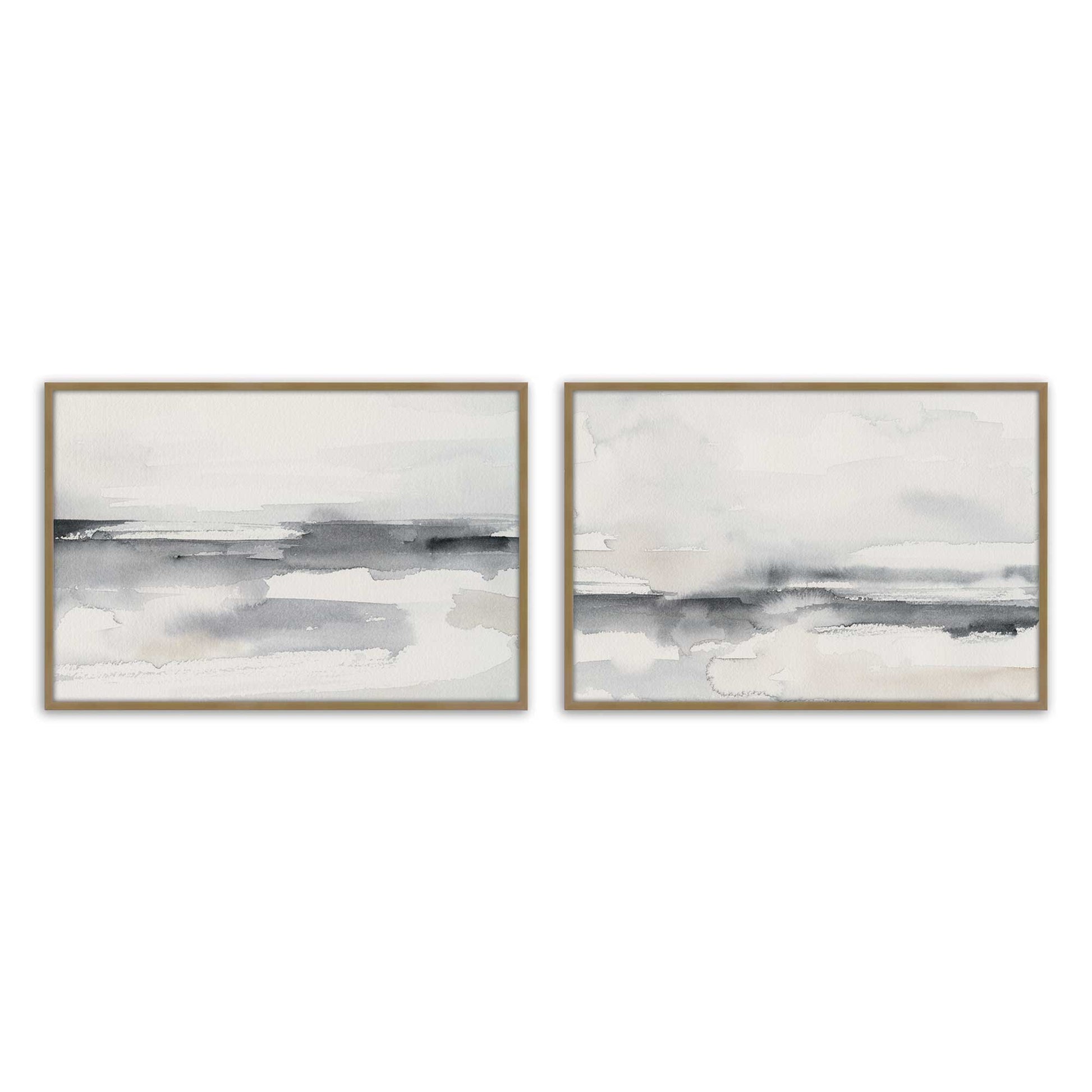 [Color:Brushed Gold], Picture of art in a Brushed Gold frame