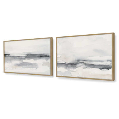 [Color:Brushed Gold], Picture of art in a Brushed Gold frame at an angle