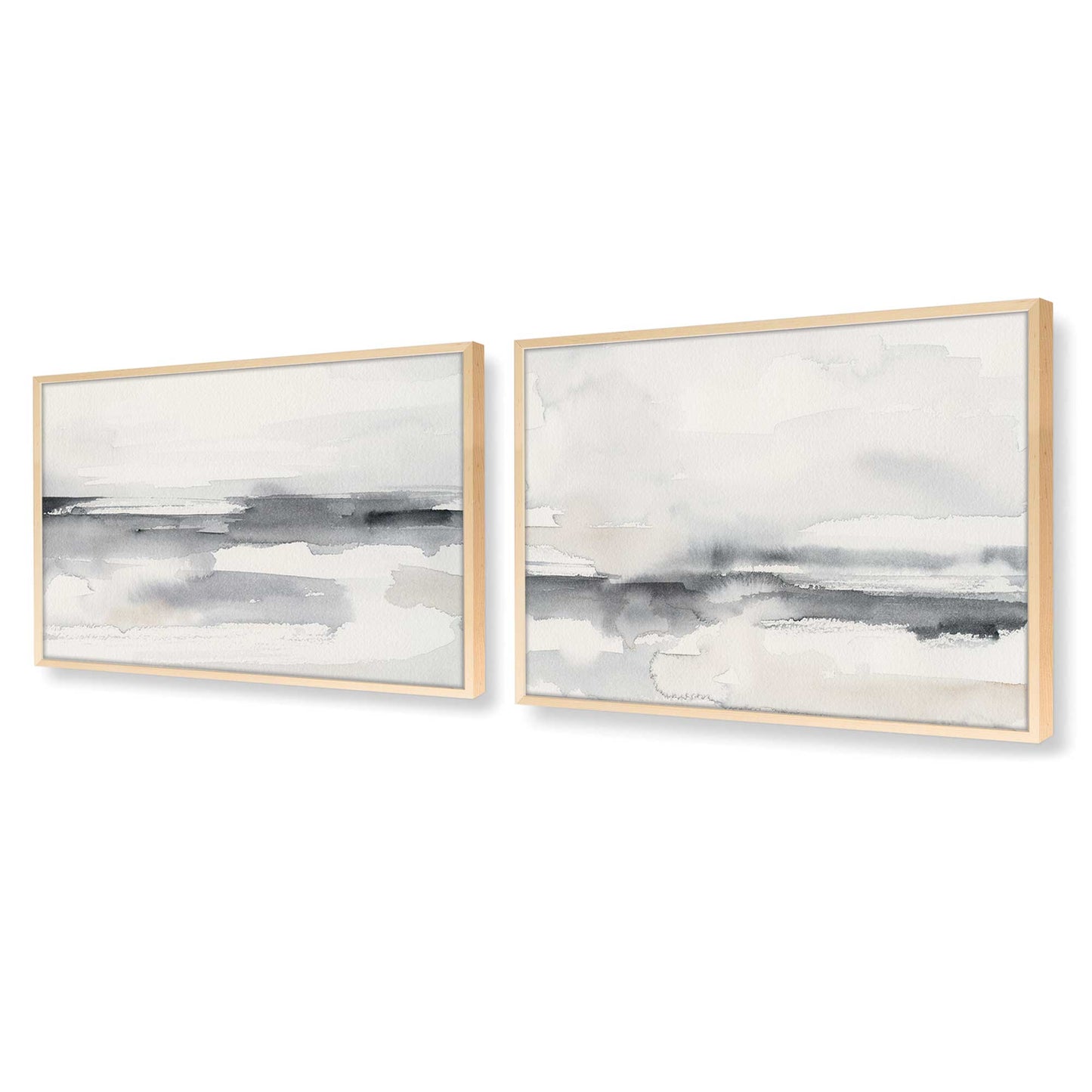 [Color:Raw Maple], Picture of art in a Raw Maple frame at an angle