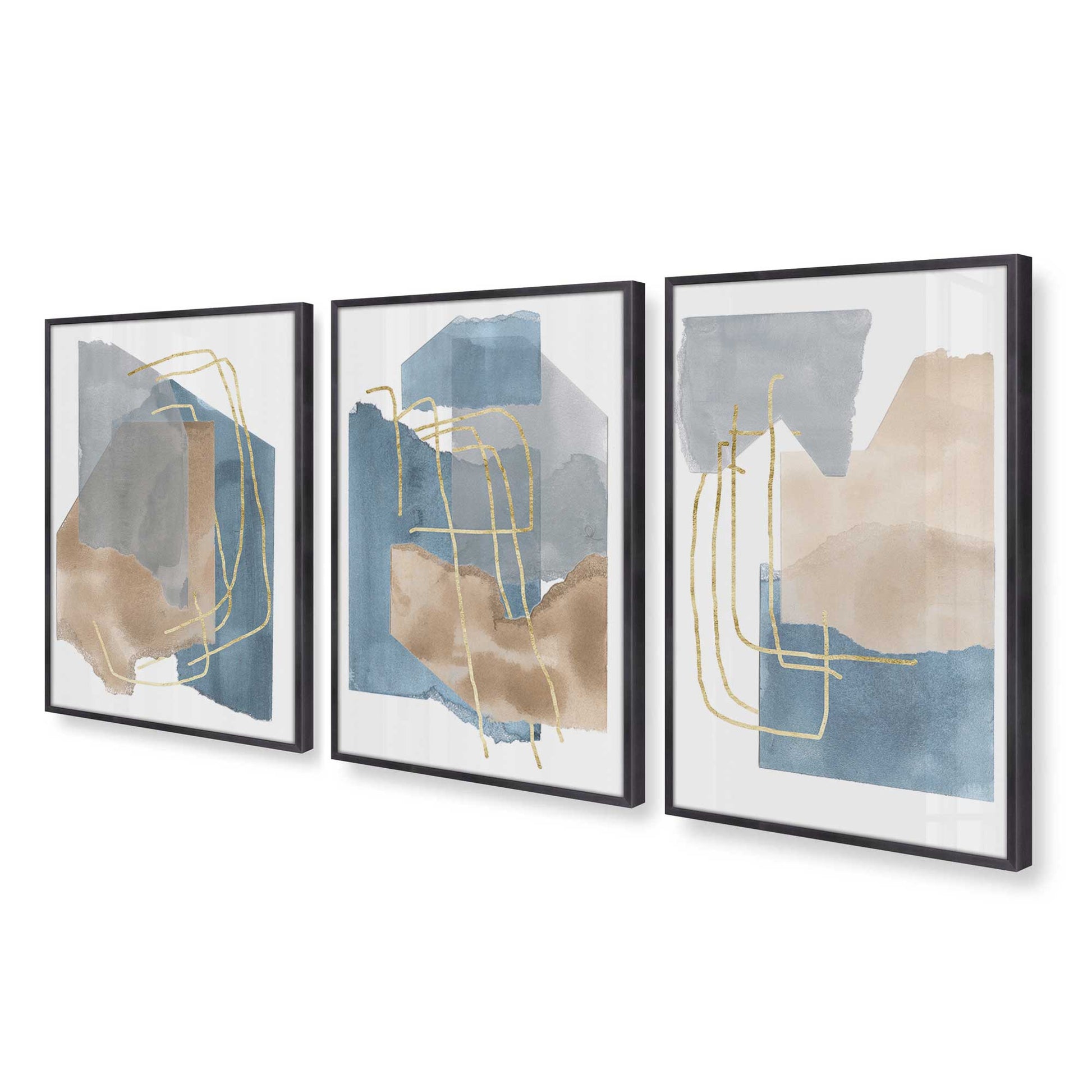 [Color:Weathered Zinc], Picture of art in a Weathered Zinc frame at an angle