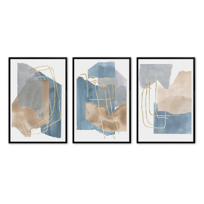 [Color:Satin Black], Picture of art in a Satin Black frame