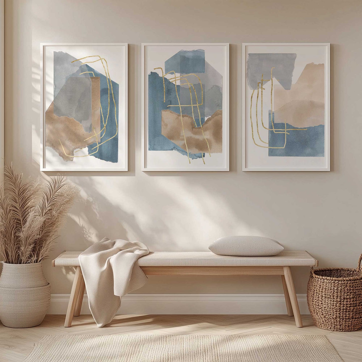 [Color:Satin Black], Picture of art in a Satin Black frame