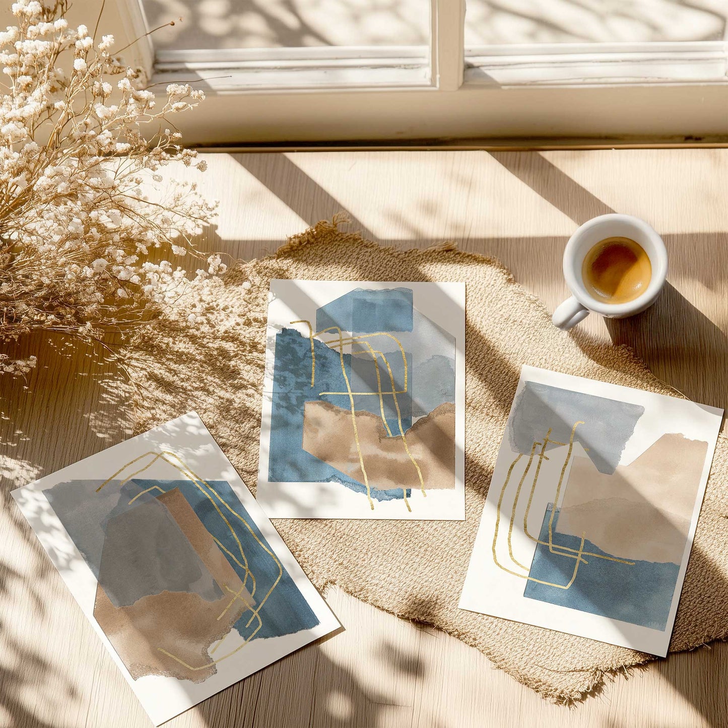 Fragments of Light Set of 3 Art Prints