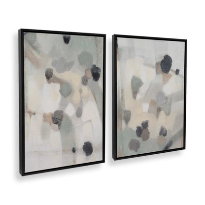 [Color:Satin Black], Picture of art in a Satin Black frame at an angle