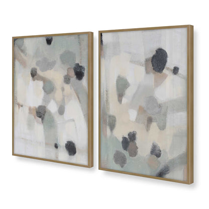 [Color:Weathered Zinc], Picture of art in a Weathered Zinc frame at an angle