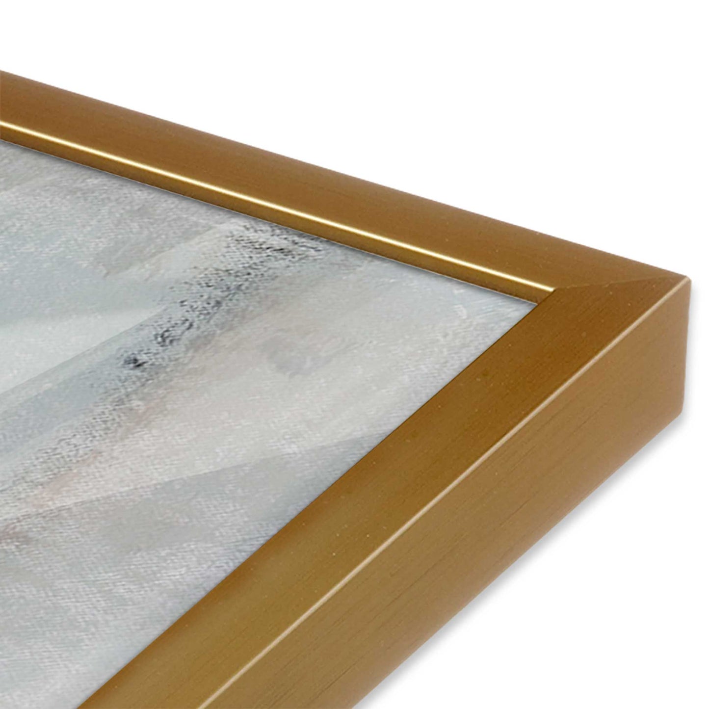 [Color:Polished Gold], Picture of art in a Polished Gold frame of the corner