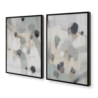 [Color:Satin Black], Picture of art in a Satin Black frame at an angle