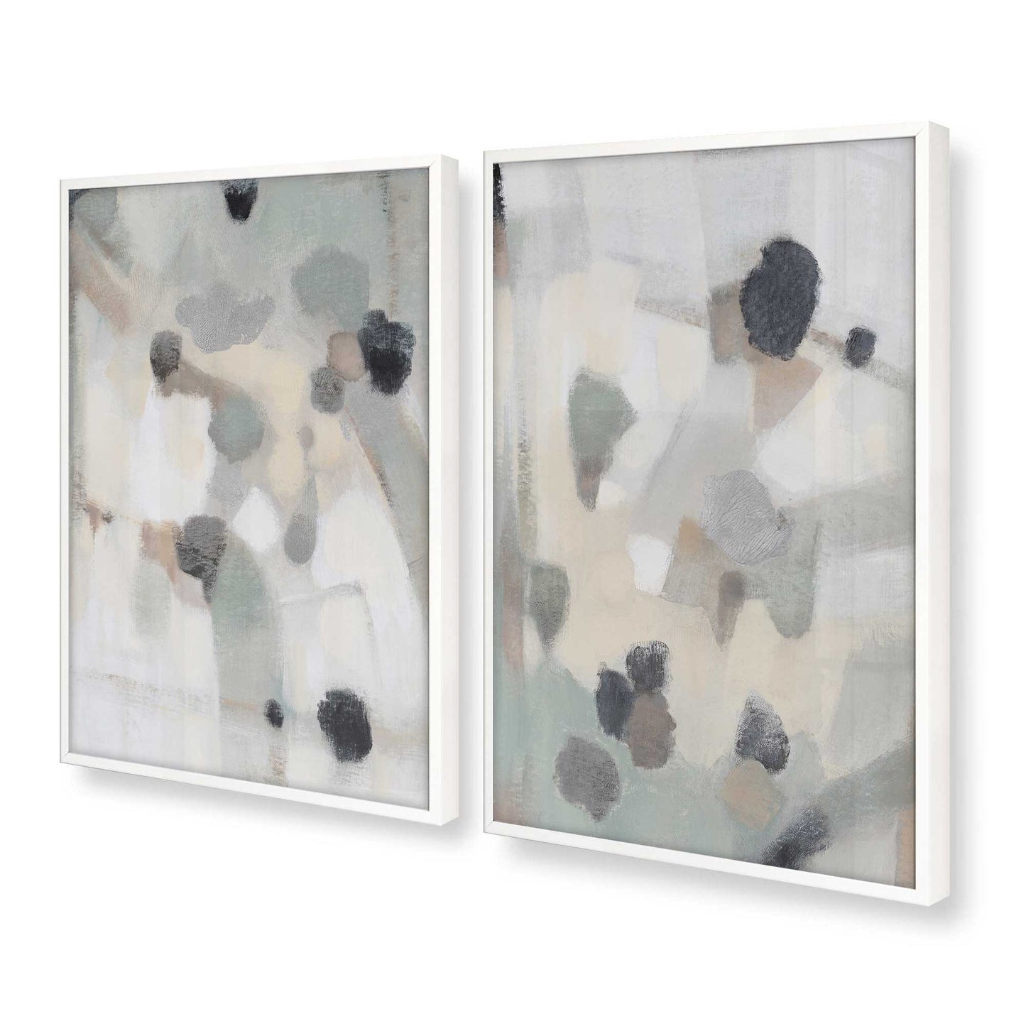 [Color:Opaque White], Picture of art in a Opaque White frame at an angle