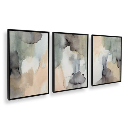 [Color:Satin Black], Picture of art in a Satin Black frame at an angle