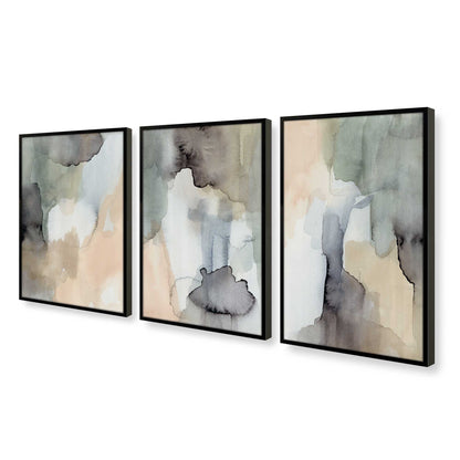 [Color:Satin Black], Picture of art in a Satin Black frame at an angle