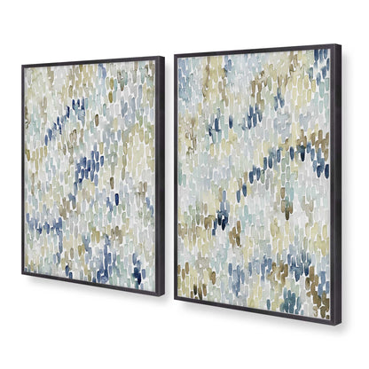 [Color:Weathered Zinc], Picture of art in a Weathered Zinc frame at an angle