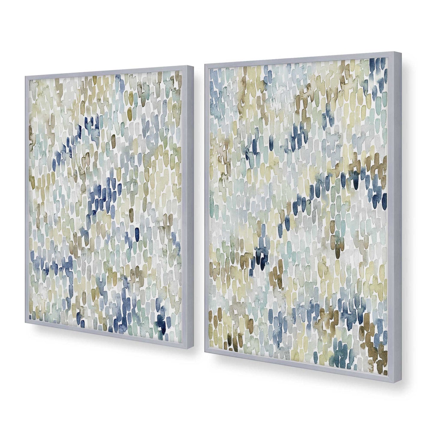 [Color:Polished Chrome], Picture of art in a Polished Chrome frame at an angle