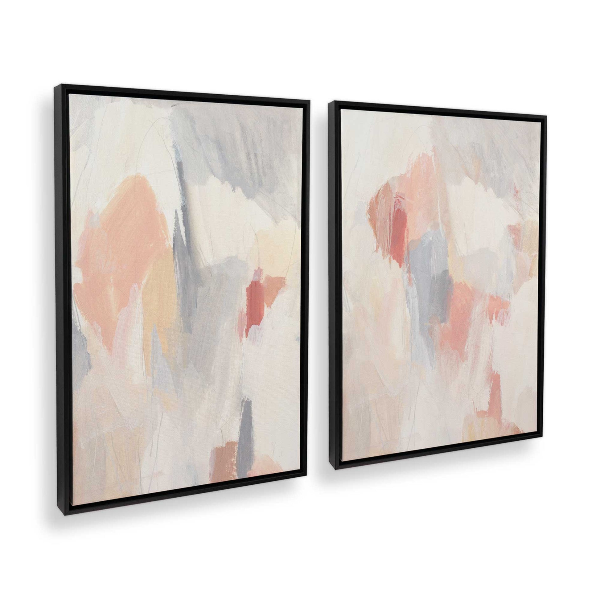 [Color:Satin Black], Picture of art in a Satin Black frame at an angle
