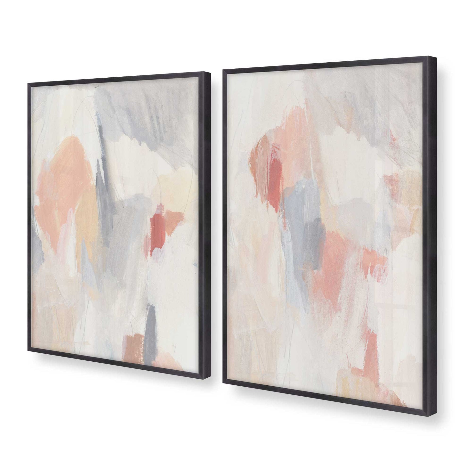 [Color:Weathered Zinc], Picture of art in a Weathered Zinc frame at an angle