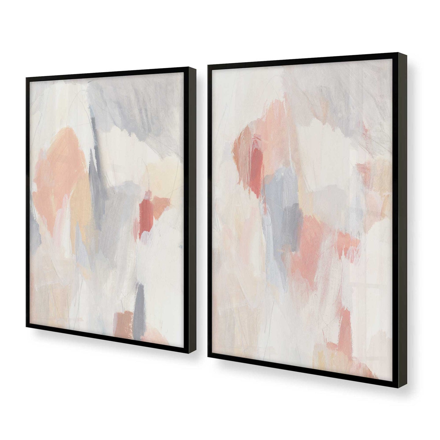 [Color:Satin Black], Picture of art in a Satin Black frame at an angle