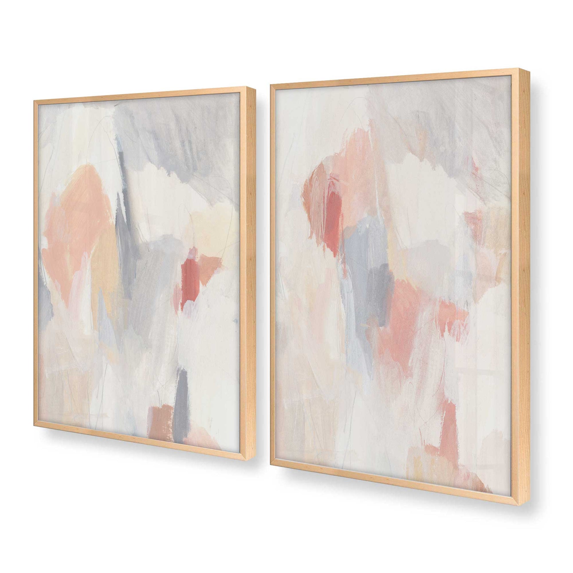 [Color:Raw Maple], Picture of art in a Raw Maple frame at an angle