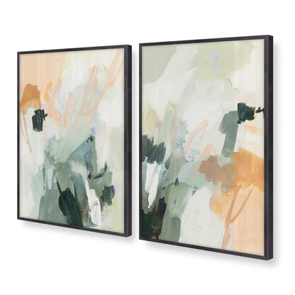 [Color:Weathered Zinc], Picture of art in a Weathered Zinc frame at an angle