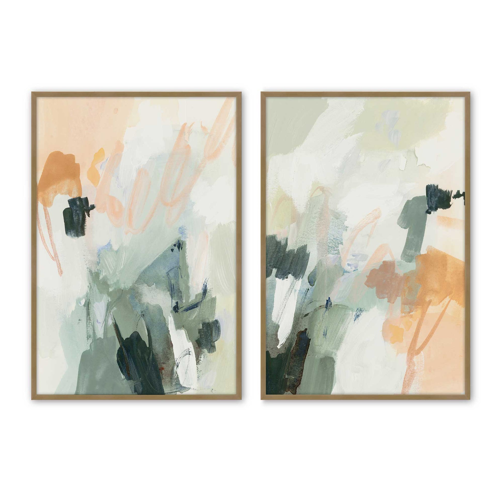 [Color:Brushed Gold], Picture of art in a Brushed Gold frame