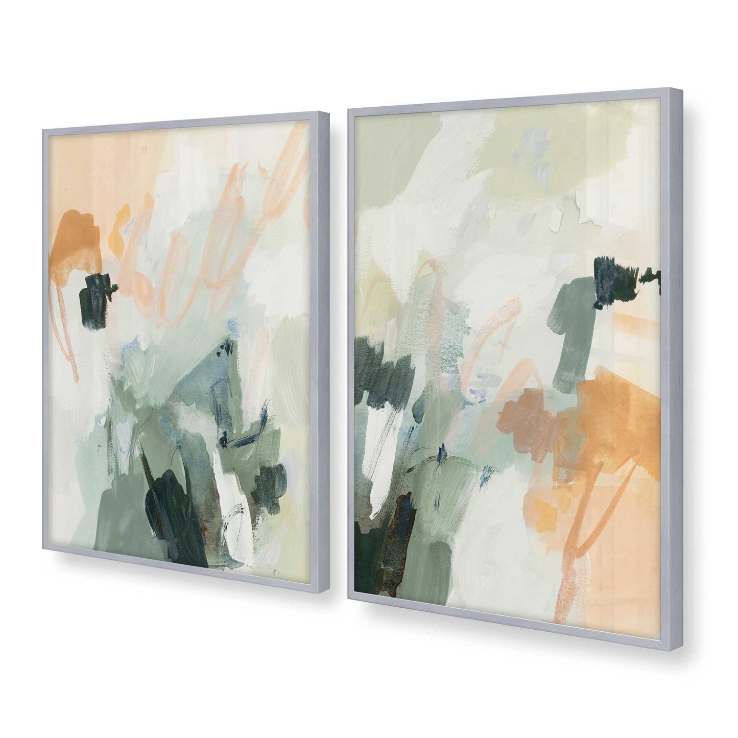 [Color:Polished Chrome], Picture of art in a Polished Chrome frame at an angle