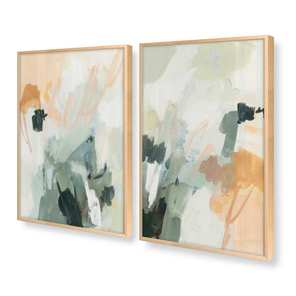 [Color:Raw Maple], Picture of art in a Raw Maple frame at an angle
